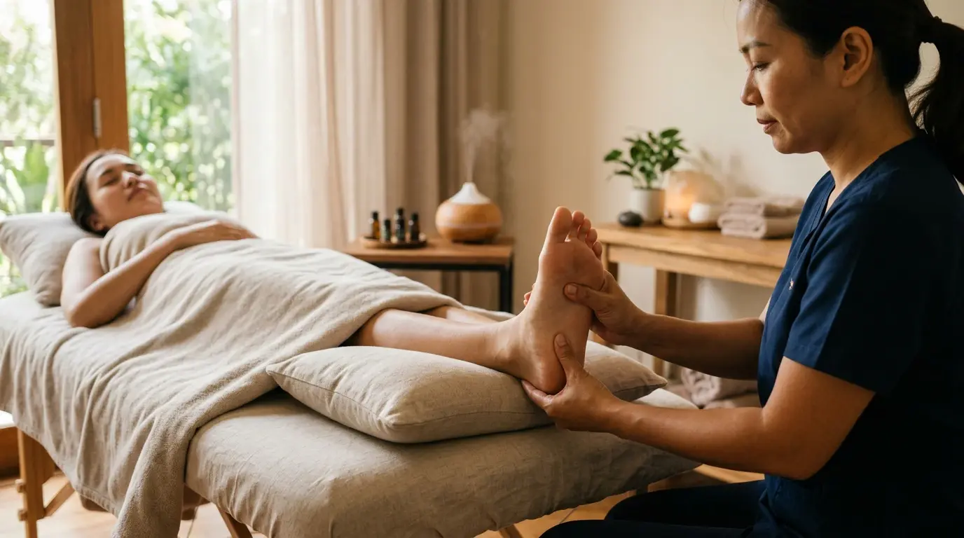 Réflexologie plantaire